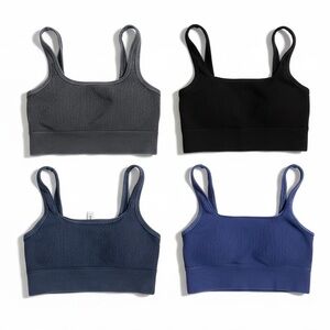 Zenana Outfitters Women's Bra Set - Gray, Black, Blue, Purple